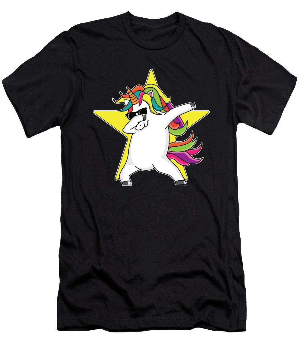 Funny Cute Dabbing Unicorn Gift Idea Haselshirt T-Shirt