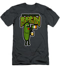 Funny Dill Pickle with Beer Mug Sartoris Art T-Shirt