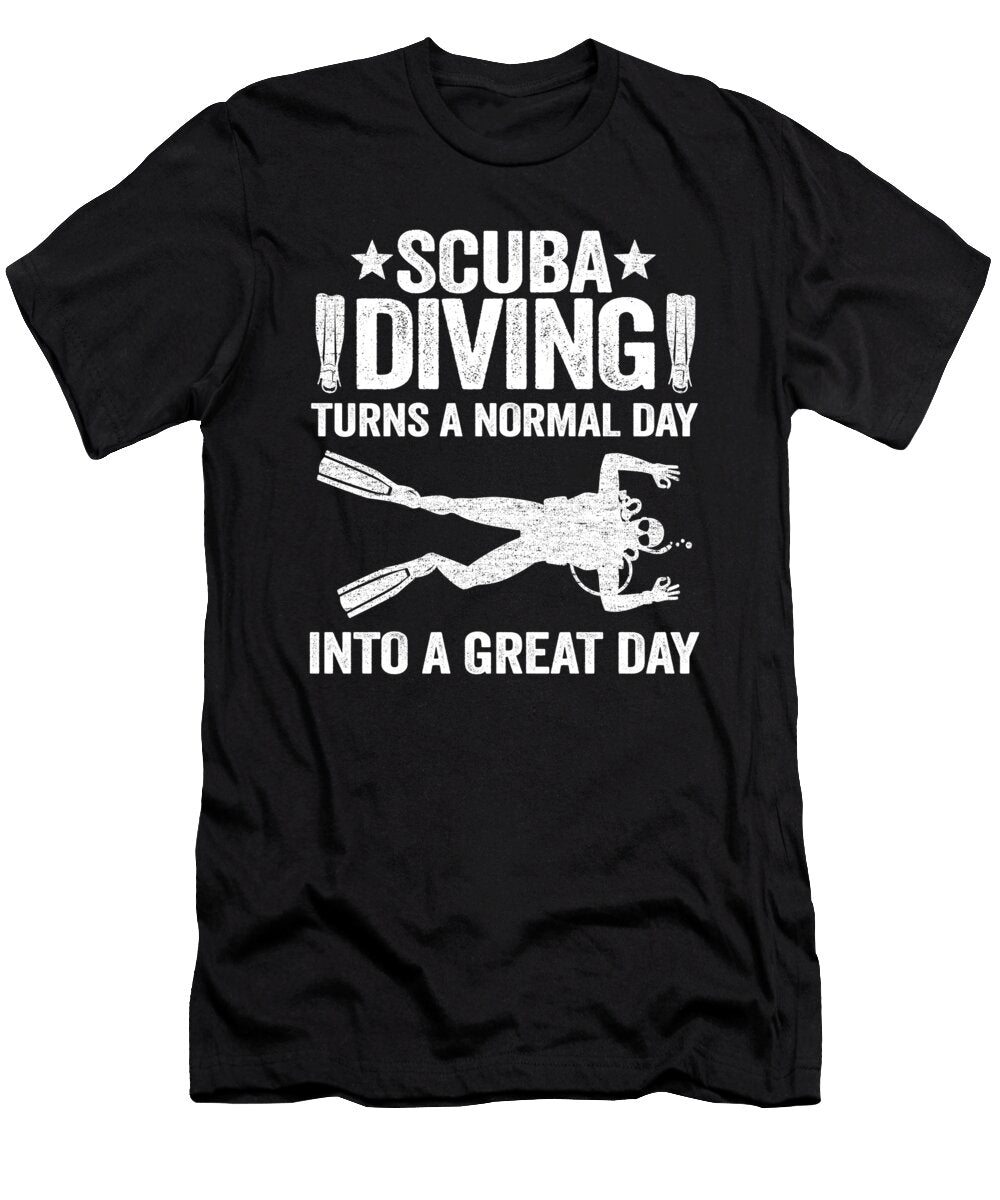 Funny Diver Gift Scuba Diving Day Quote Divers Lisa Stronzi T-Shirt