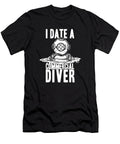 Funny Diver Scuba Dive Snorkeling Commercial Diving Crazy Squirrel T-Shirt