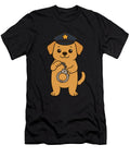 Funny Dog Police Officer Studi Alex T-Shirt