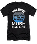 Funny Dog Sledding Retro Mushing Me T-Shirt