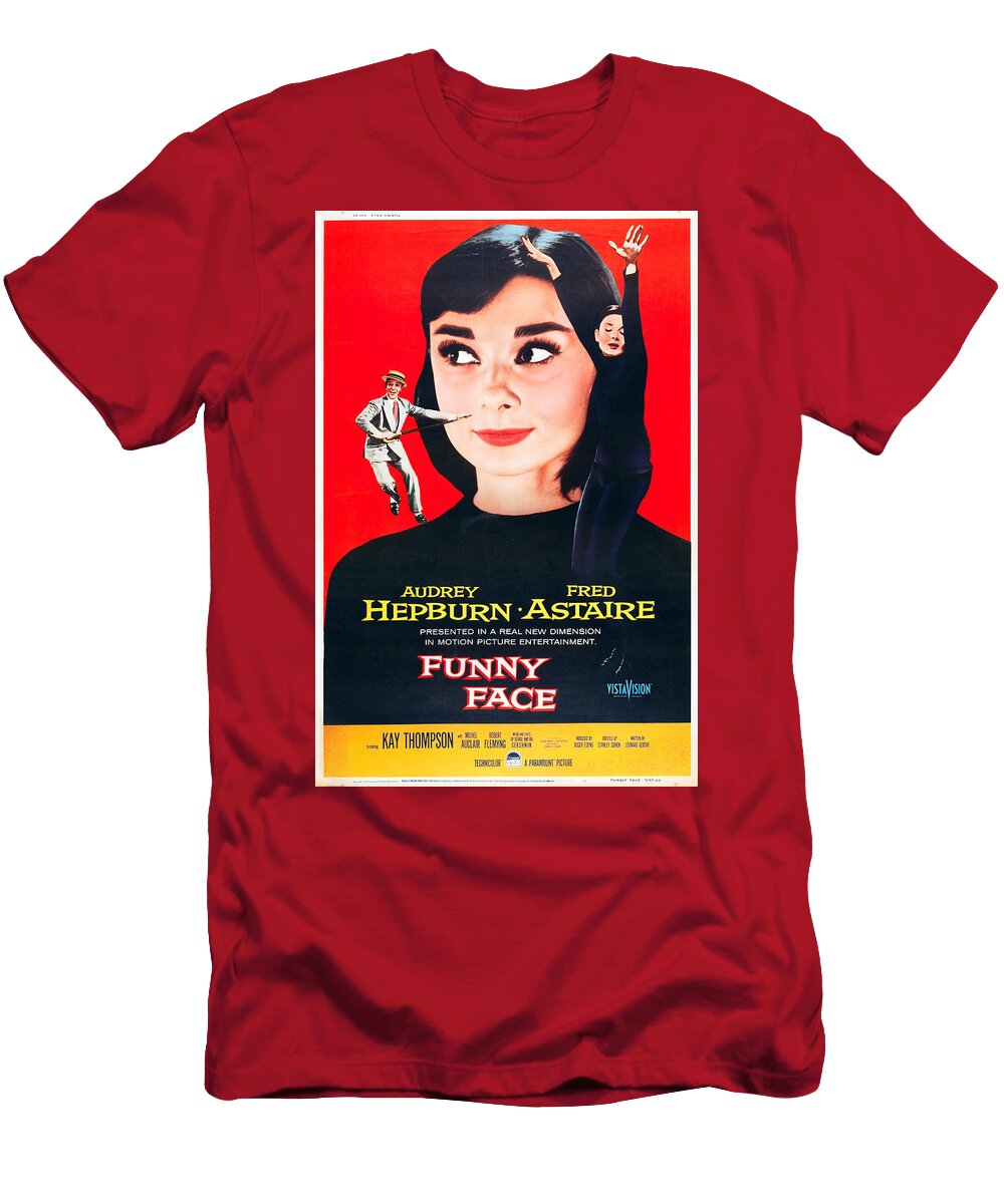 Funny Face 1957 Movie Poster T-Shirt