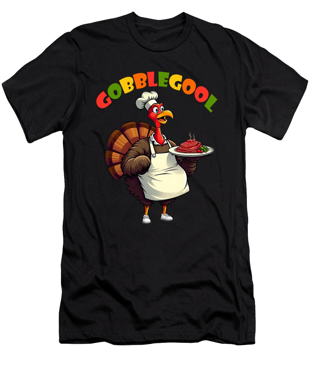 Funny Gobblegool Turkey Thanksgiving Studi Alex T-Shirt