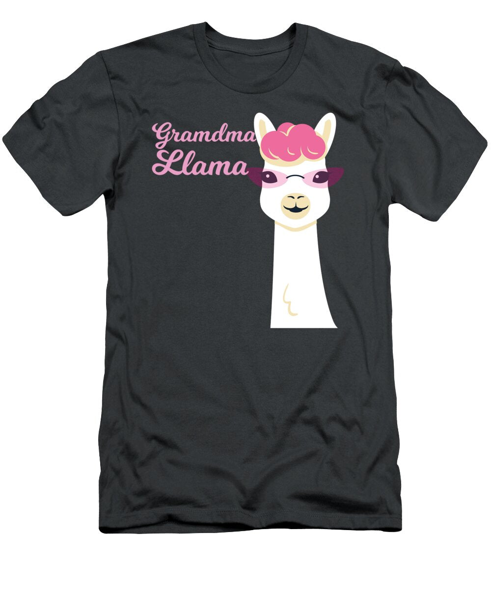 Funny Grandma Gift Grandma Llama Gift James C T-Shirt