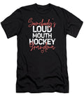Funny Hockey Grandma Pregnancy Announcement Deon Du Plessis Art T-Shirt