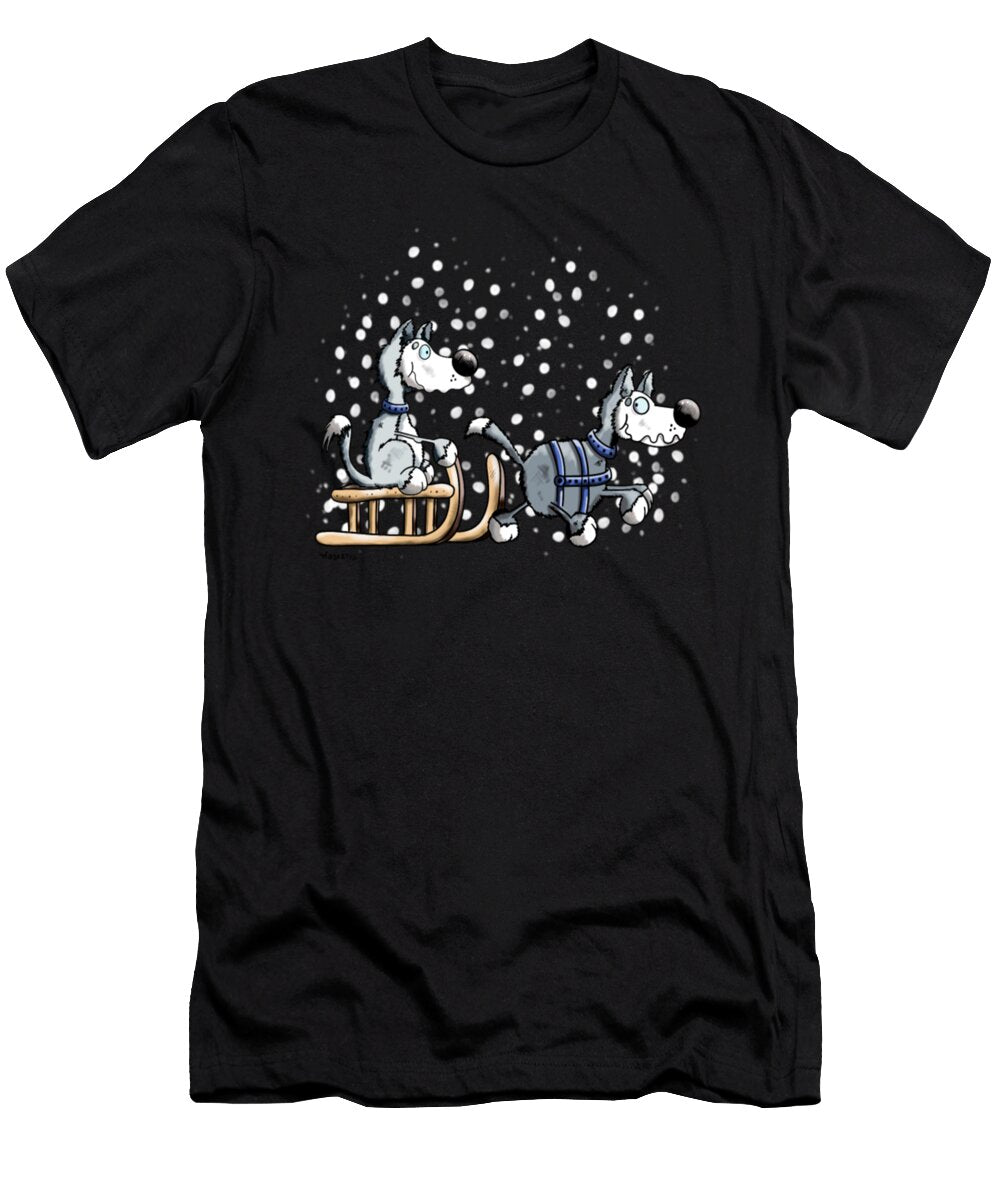 Funny Husky Dog Tinh Tran Le Thanh T-Shirt