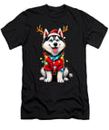 Funny Husky Santa Dog Lover Xmas Christmas Dh Bubble T-Shirt