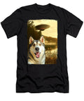 Funny Husky Ufo Encounter Hilarious Husky Dog Zyneu Gangd T-Shirt