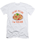 Funny Italian Spaghetti Text Kathleen Sartoris T-Shirt