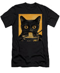 Funny Japanese Black Cat Eating Ramen Noodles Zyneu Gangd T-Shirt