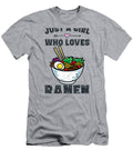 Funny Japanese Ramen Noodles Girls Anime Lovers Black T-Shirt