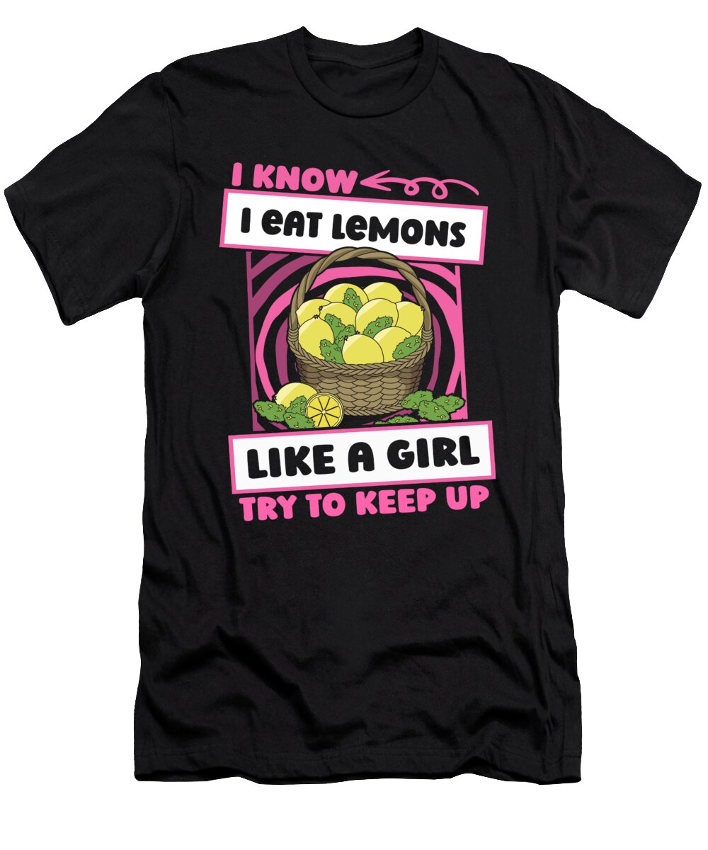 Funny Lemons Citrus Fruit Lemonade Lemons Crazy Squirrel T-Shirt