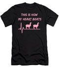 Funny Llama Alpaca Lover Gift Cute Pink Alpaca Llama Gift Idea for Girls and Moms This Is How My Hea Dogboo T-Shirt