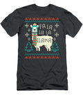 Funny Llama Christmas Sweater Style Alpaca Lover Kobef Kashi T-Shirt
