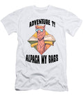 Funny Llama As Backpacker Gift Benjamin Burkert T-Shirt