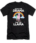 Funny Llama Unicorn Drama Alpaca Gift Muc Designs T-Shirt