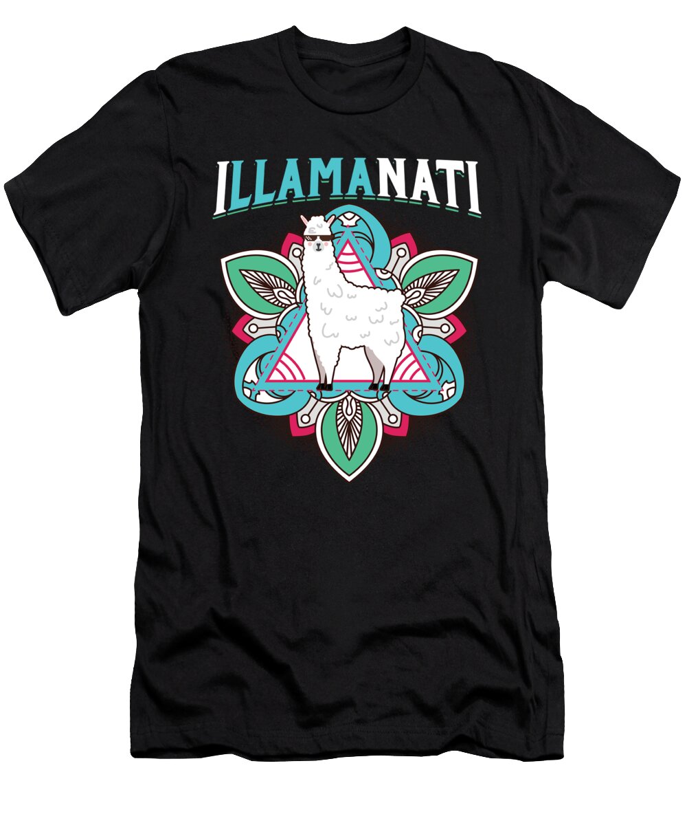 Funny Mammal Alpaca Guanaco Camel Like Animal Wildlife Gift Llama Funny Illamanati Thomas Larch T-Shirt