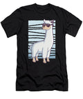 Funny Mammal Alpaca Guanaco Camel Like Animal Wildlife Gift Llama with Sun Glasses Thomas Larch T-Shirt