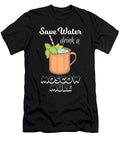 Funny Mixologist Save Water Drink a Moscow Mule Design Jacob Hughes T-Shirt