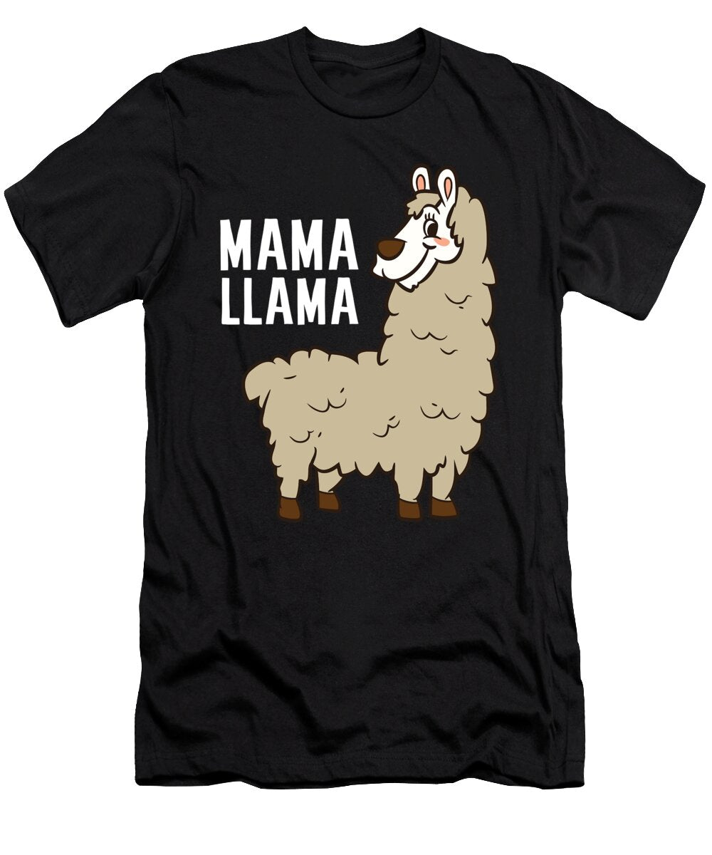 Funny Mommy Llama Women Girls Mama Llama Eq Designs T-Shirt