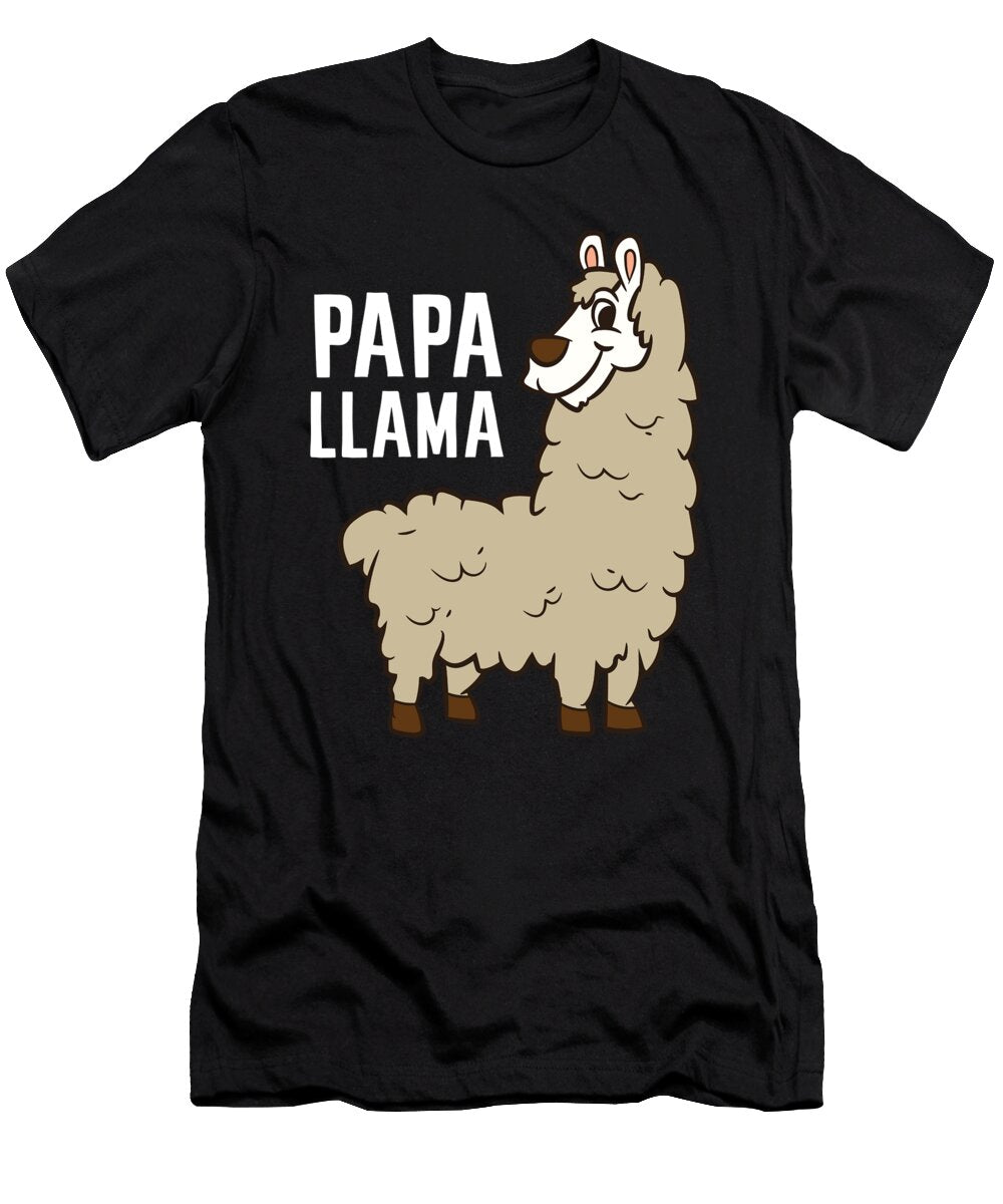 Funny Papa Llama Eq Designs T-Shirt