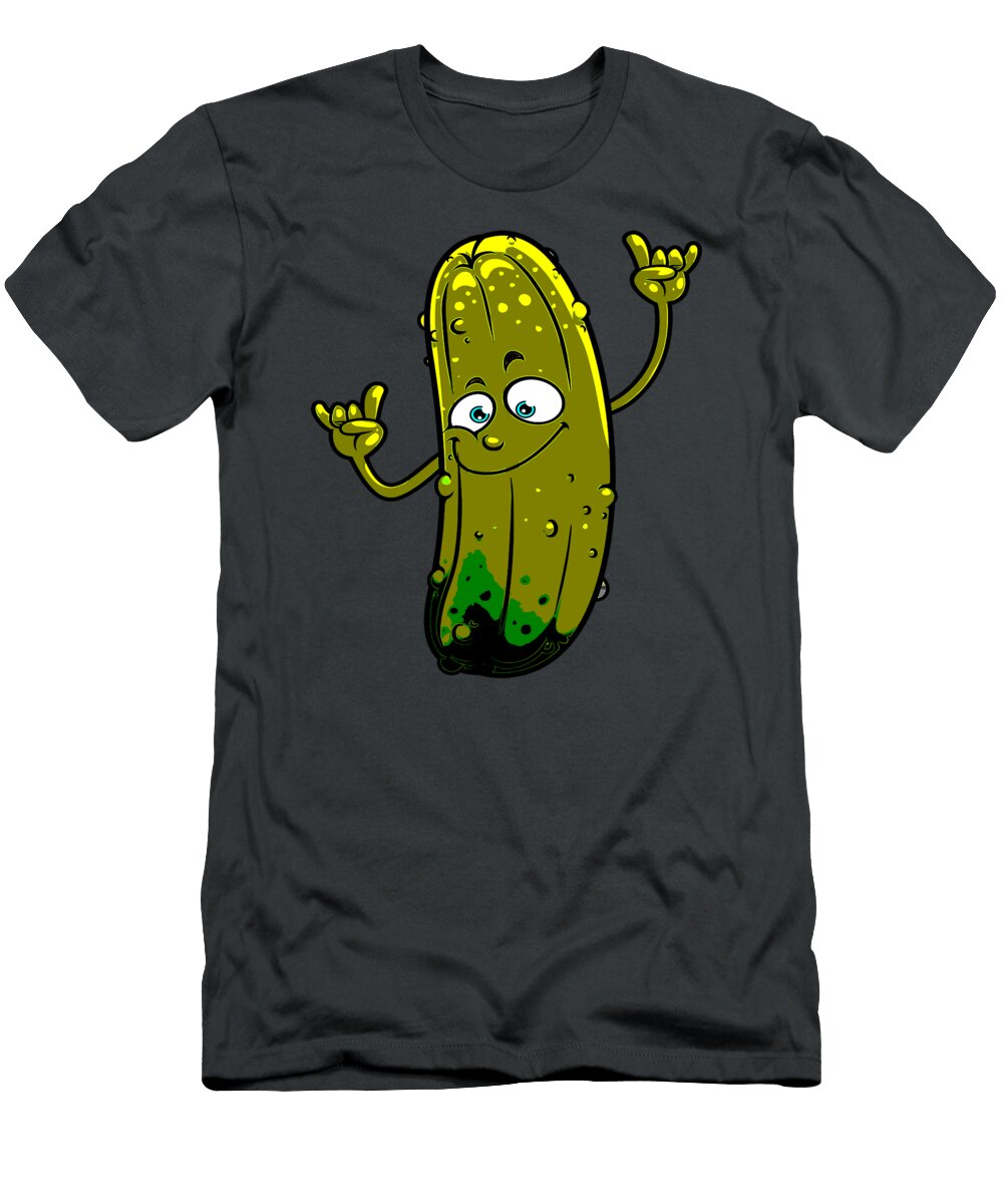 Funny Pickle Designs for Men Women Cucumber Dancing Food Kyrank Eilidh T-Shirt