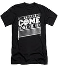 Funny Pickleball Player Dont Make Me Come to the Net Crazy Squirrel T-Shirt