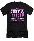 Funny Pickleball Player Just a Girl Who Loves Pickleball Crazy Squirrel T-Shirt