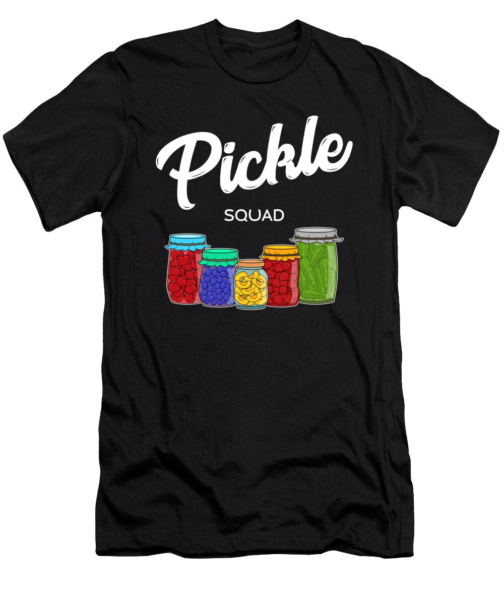 Funny Pickling Pickle Squad Design Jacob Hughes T-Shirt