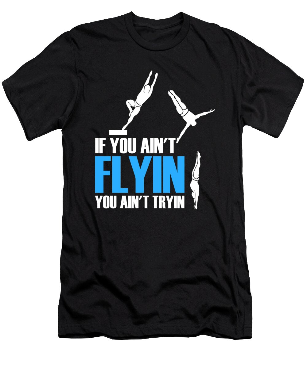 Funny Platform Diver Springboard Diving Crazy Squirrel T-Shirt