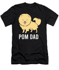 Funny Pomeranian Dad Cute Pom Dad Pomeranian Dog Eq Designs T-Shirt