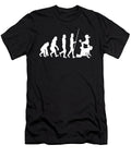 Funny Poodle Dog Owner Slave Evolution Justus Ratzke T-Shirt