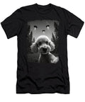 Funny Poodle Dog Takes Selfie Ufo Alein Humorous Zyneu Gangd T-Shirt