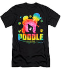 Funny Poodle Mom Poodle Dog Mom Tie Dye Mothers Natalie Lidford T-Shirt