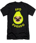 Funny Pug Print Avopugado Avocado Product Vegan Design Dog Noirty Designs T-Shirt