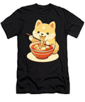 Funny Ramen Dog Eating Anime Design for Food Zyneu Gangd T-Shirt