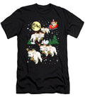 Funny Reindeer Poodles Xmas Christmas Dog Lovers Gift Dhbubble T-Shirt