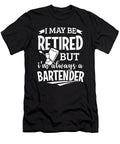 Funny Retired Bartender Bartending Women Men Gift Colorfulsnow T-Shirt