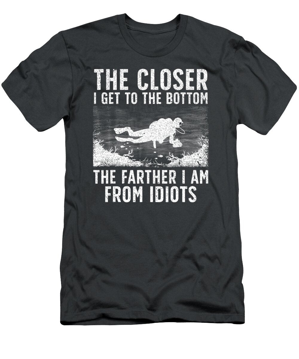 Funny Scuba Diving Art for Men Women Scuba Dive Diving Diver Lairig Ekamje T-Shirt