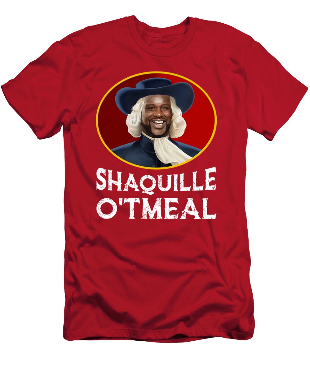 Funny Shaquille Oatmeal Oneal Parody Creator Designs T-Shirt