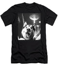 Funny Siberian Husky Alien Ufo Taking a Selfie Zyneu Gangd T-Shirt