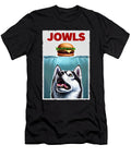 Funny Siberian Husky and Hamburger Parody Jowls Dog Lover Job T-Shirt