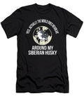 Funny Siberian Husky Dog Noirty Designs T-Shirt