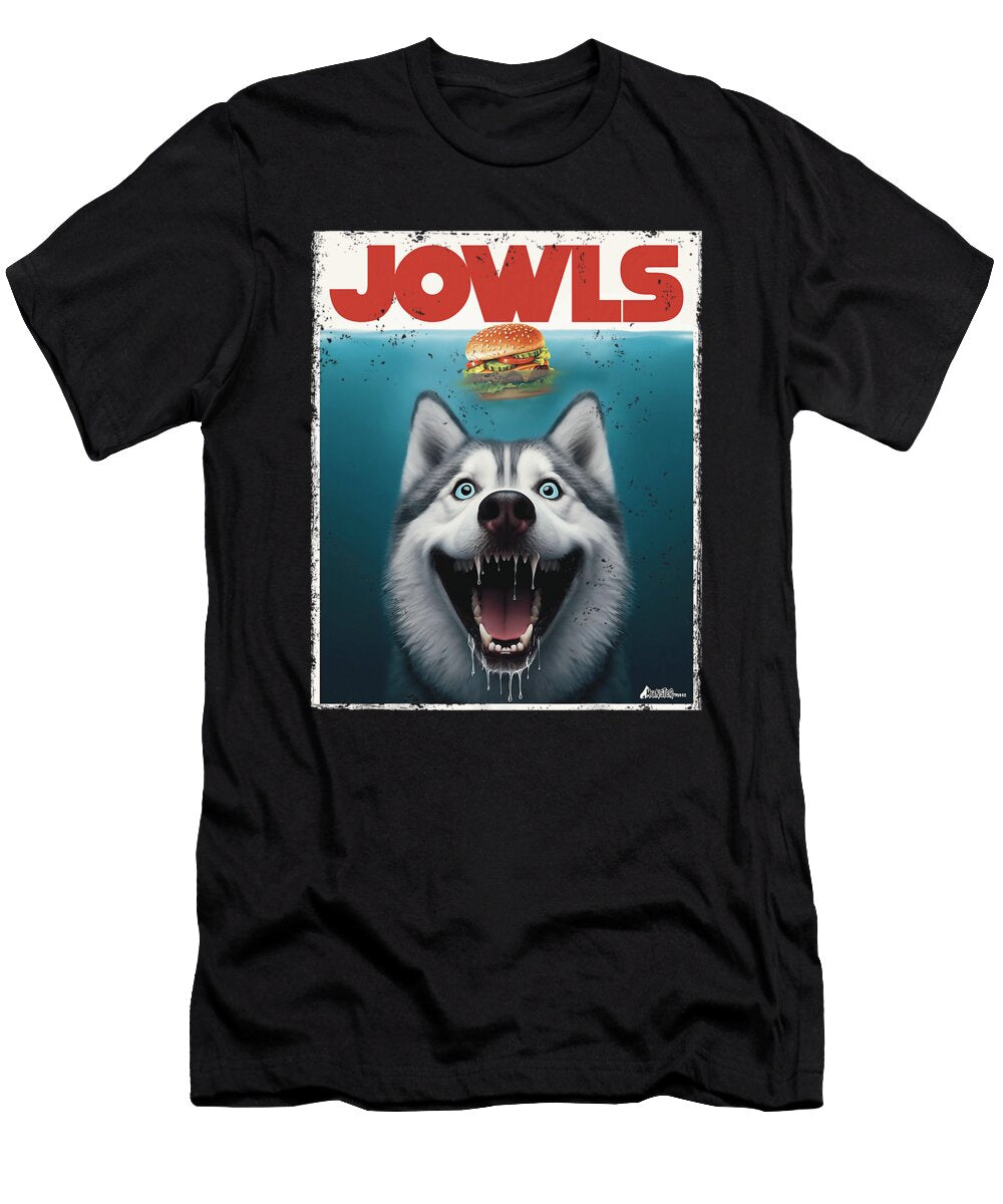 Funny Siberian Husky Jowls Sled Dog Mom Top Dog Zyneu Gangd T-Shirt