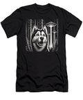 Funny Siberian Husky Ufo Encounter Zyneu Gangd T-Shirt