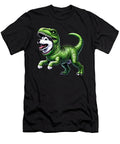 Funny Siberian Husky Wearing Dinosaur Outfit Dog Lover Job T-Shirt