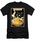 Funny Tarot Card Death Black Kitten Cat Ramen Zyneu Gangd T-Shirt
