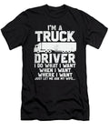 Funny Truck Driver Husband Ask My Wife Trucker Gift Alessandra Roth T-Shirt