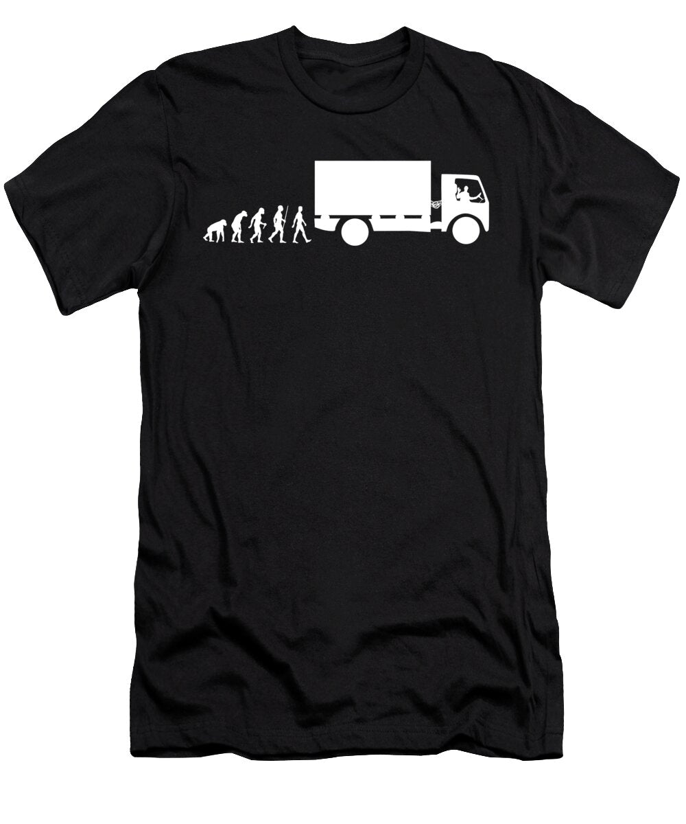 Funny Truck Driver Logistics Highway Truck Gift Muc Designs T-Shirt